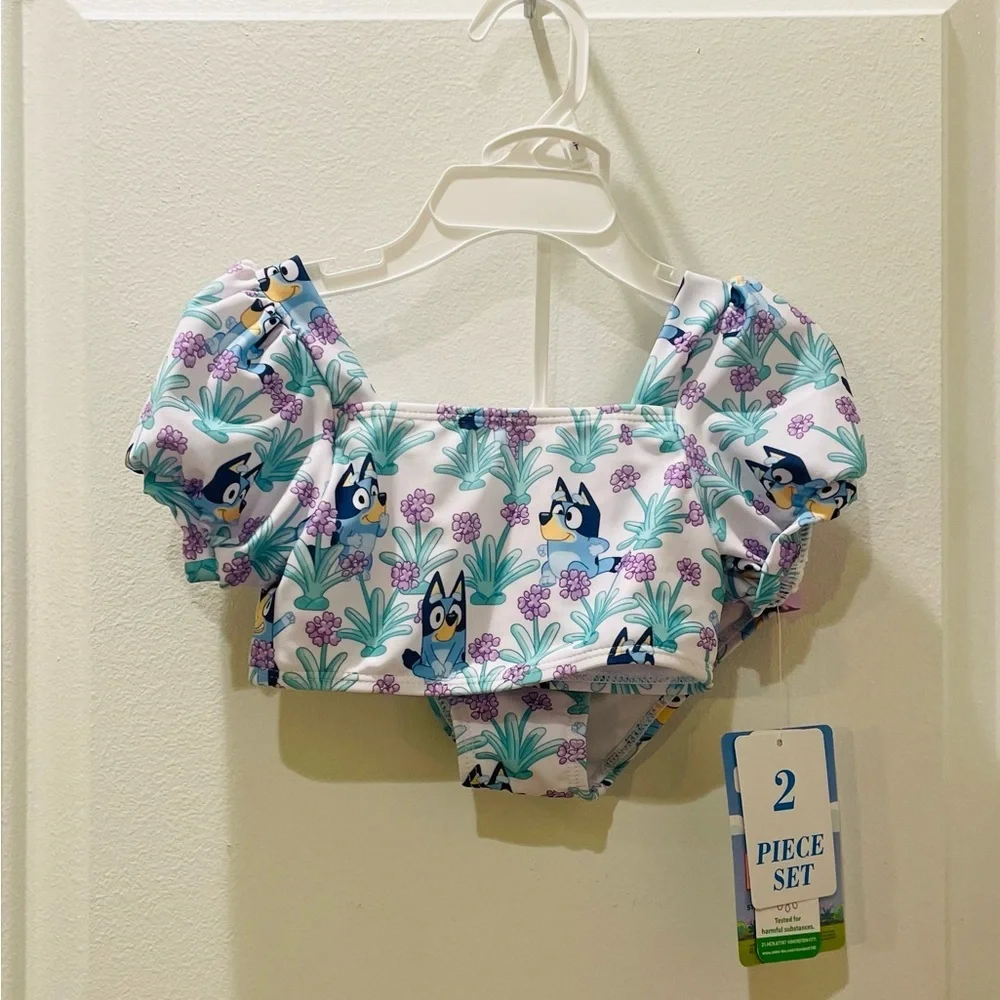 NEW…Dreamwave Bluey Two-Piece Swim Set